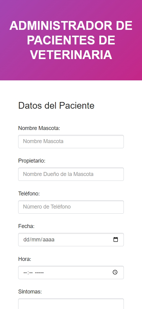 Pacientes De Veterinaria